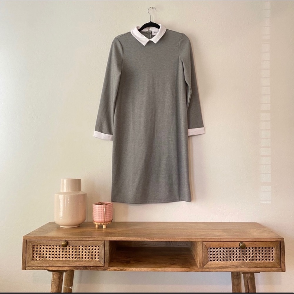 ASOS Gray Collared Dress - Picture 3 of 6